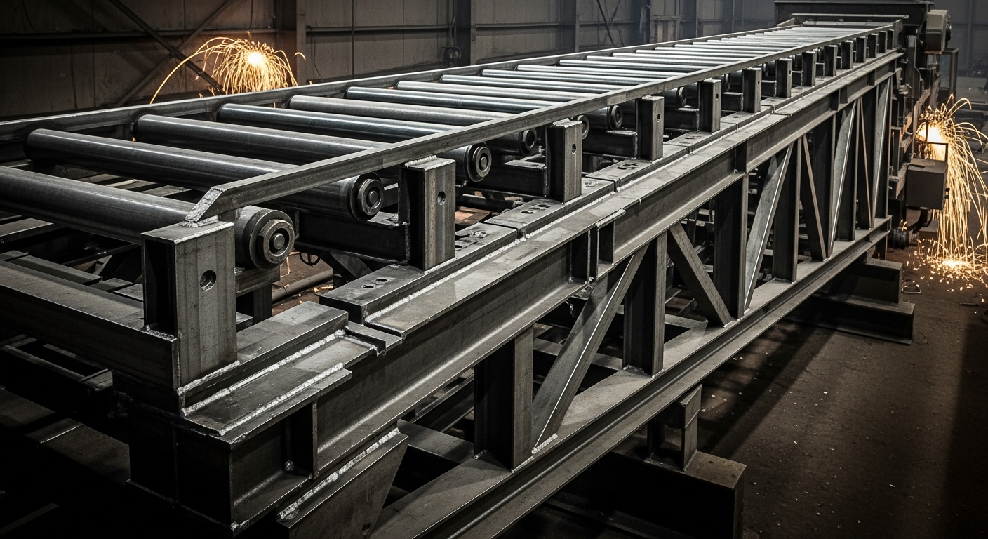 Conveyor Stringer manufactured by Balaji Engineering Works in Surat